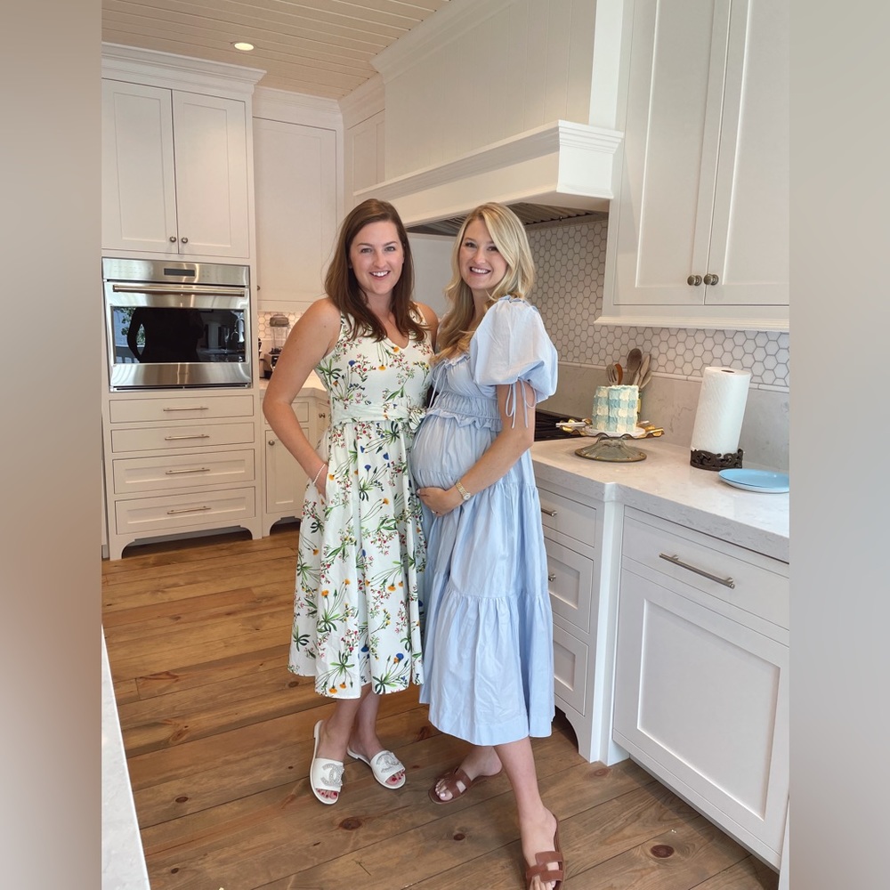 En Saison blue midi dress